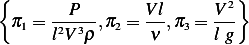 {       P        Vl      V2}
 π1 = l2V3ρ,π2 = ν-,π3 = l g
