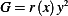 G= r(x)y2   